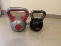 Kettle bell and weights