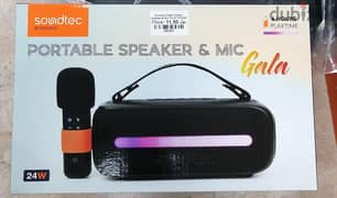 Soundtec Gala Portable Speaker & Mic PD-ST14WSM (BoxPacked) 0