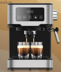 Lepresso dual drip barista espresso machine touch display and milk ste