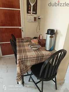 Dining table with 4 chairs for sale