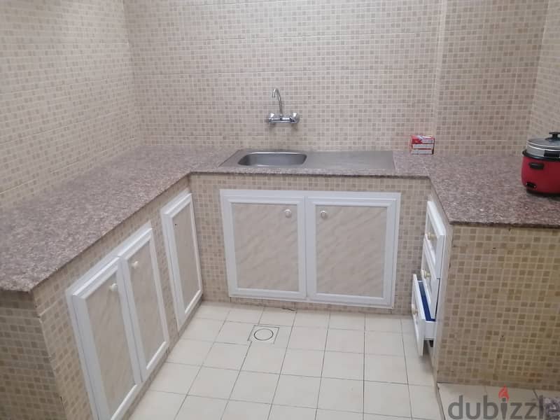 Single Room with attached Balcony, Split Unit AC @ Al Ghubrah 4
