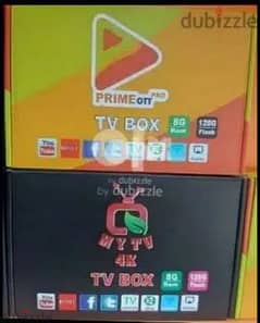 new Android Box latest Model With 1year subscription