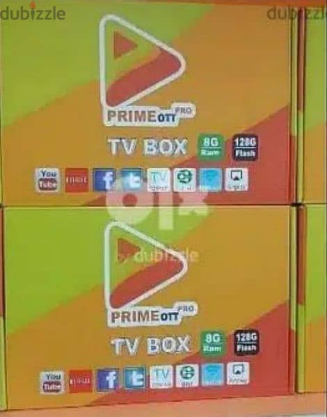 Yellow model android smart Box all country Channel work with 1YEAR Sub 0