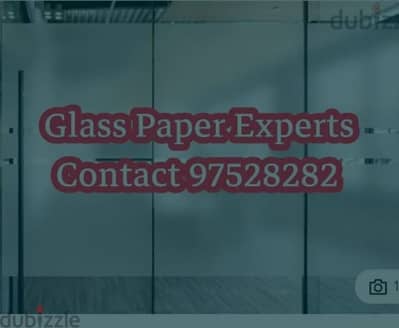 Window Glass Sticker Frosted Tint Film work Service