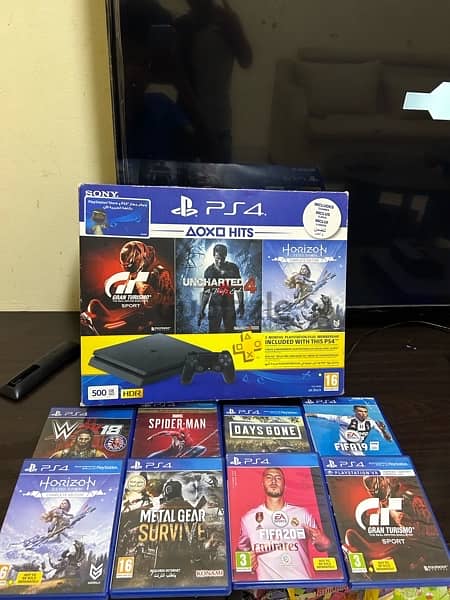PS4 for sale WITH 9 games 1