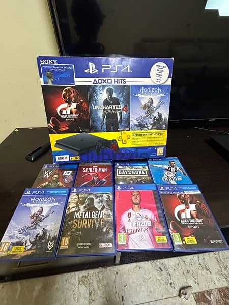 PS4 for sale WITH 9 games 5