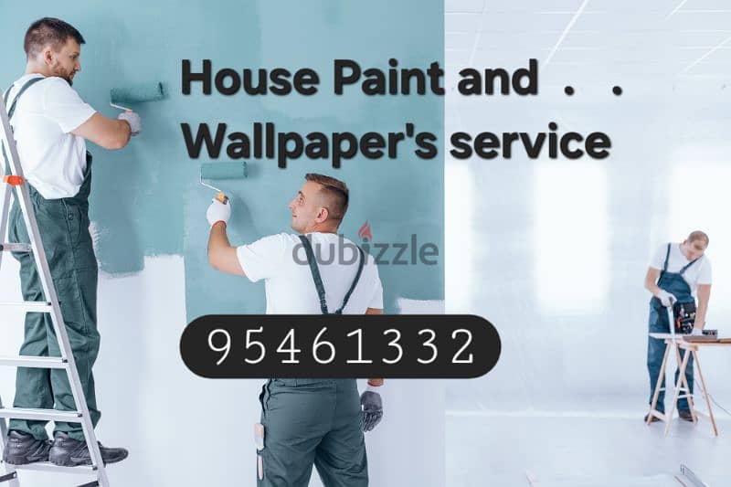 House Flat Painting Maintenance Wallpaper fixing service 0