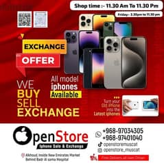 buy, sell and exchange any iphones from Openstore