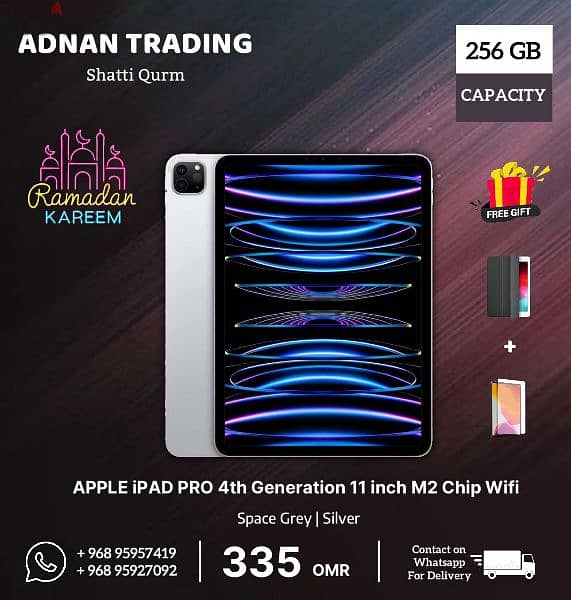Ipad 10 Generation 64 GB WiFi and available all Ipad series 4
