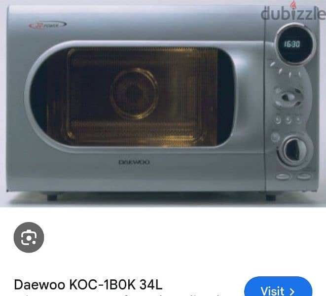 Daewoo microwave + oven with convection for making cake 1