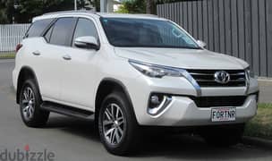 TOYOTA FORTUNER AVAILABLE FOR R. E. N. T