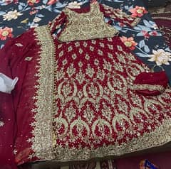 Pakistani wedding dress with can can for sale beAutiful dress