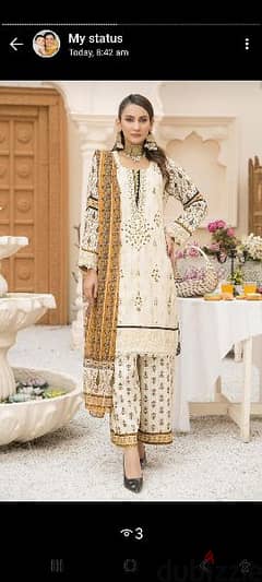 pakistani lawn dresses is with me for sale 0