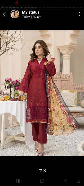 pakistani lawn dresses is with me for sale 2