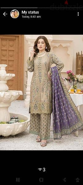 pakistani lawn dresses is with me for sale 3
