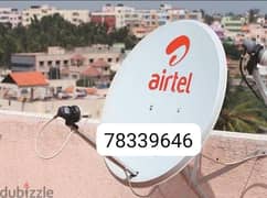 Airtel ArabSet Nileset Dish&Receiver fixing