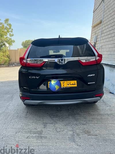 HONDA CRV NO. 01 TOURING NOVEMBER 2017 purchased Expatriates driven