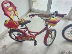 Cycle in good condition for girl of age from 3 to 8 years can ride it.