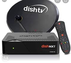 dish tv (receiver & dish)