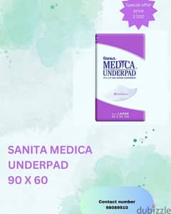 sanita medica underpad 90 x 60