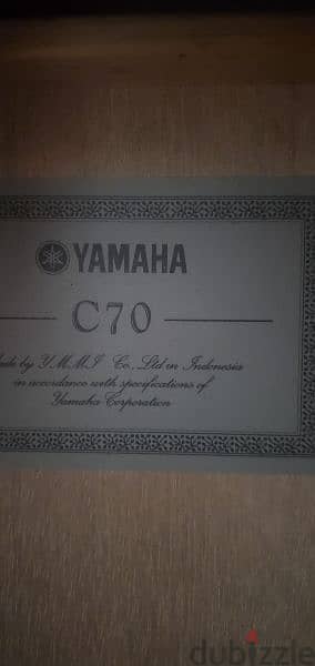 Guitar yahama c70 1