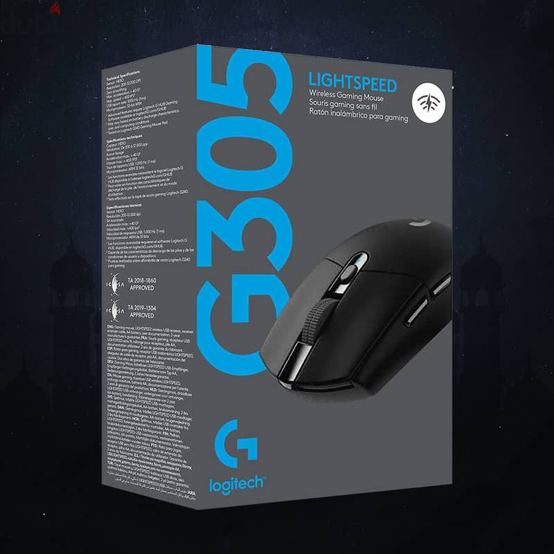 LOGITECH G305 LightSpeed Wireless Gaming Mouse - ماوس جيمينج من لوجيتك 7