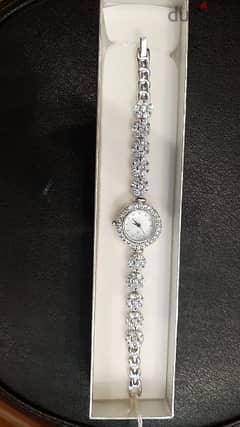 pure silver ladies watch