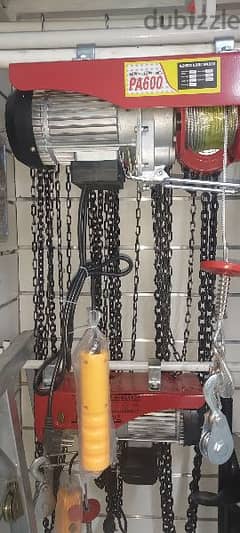 chainblock electric 25m Long wire 300kg 600kg 1000k مكنية ونش الكتروني
