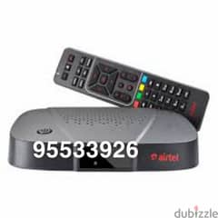 New Airtel Digital HD Receiver with 6months malyalam Tamil