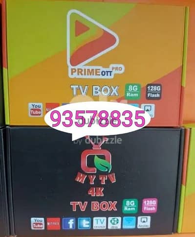 Android box New With 1year subscription All countries channels working