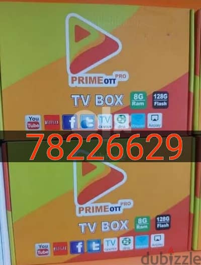 Yellow model android Box all the country channels work