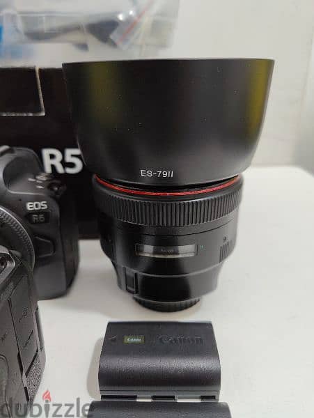 Canon R5 with warranty, Canon R6 Clean, EF 85mm f1.2 II, EF 100mm f2.8 11