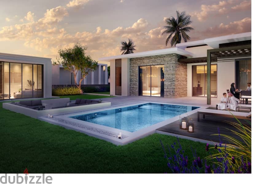 2 + 1 BR Ground Floor Off Plan Freehold Villa with Pool in Sifah 0