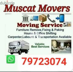 Muscat Mover packer shiffting carpenter furniturfixinge TV curtains