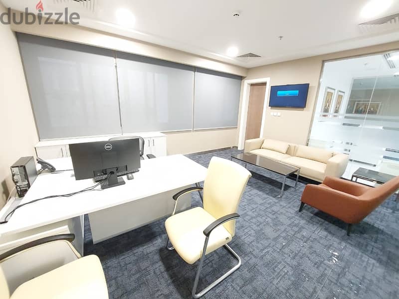 High Quality furnished 627 SQM Office in Bousher -Prime Location MPC15 6