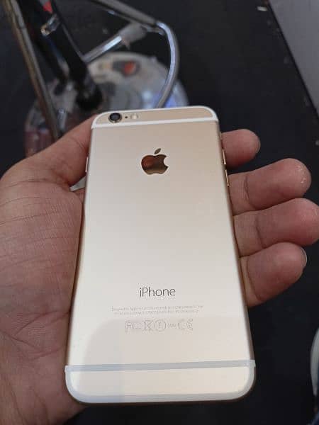 Apple I phone 6 gold  colour very good condition 128 GB storage 1