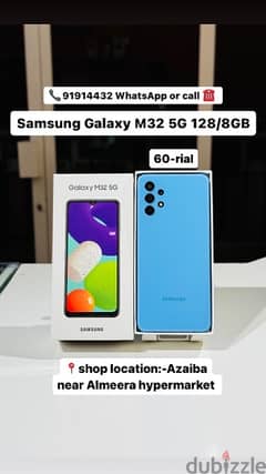 Samsung Galaxy m32 5G  128/8GB - good condition phone