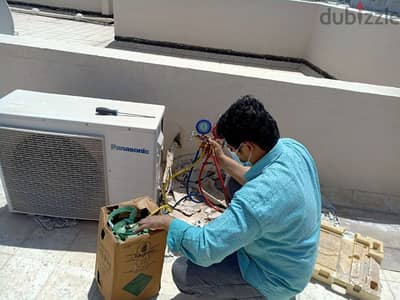 All ac gas charge with service