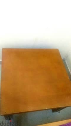 2 brown polished  table set URGENT SALE 0