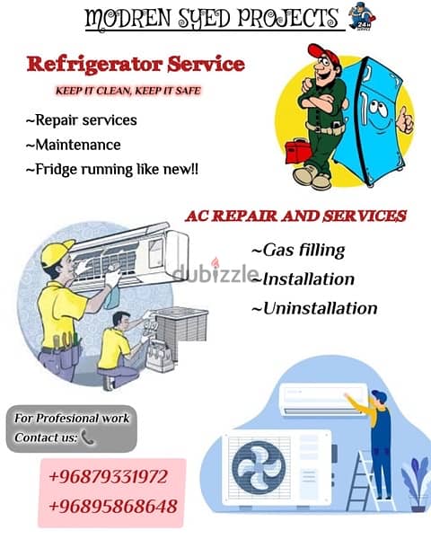 Electric  Plumbing Ac service and Refrigerator Services 1