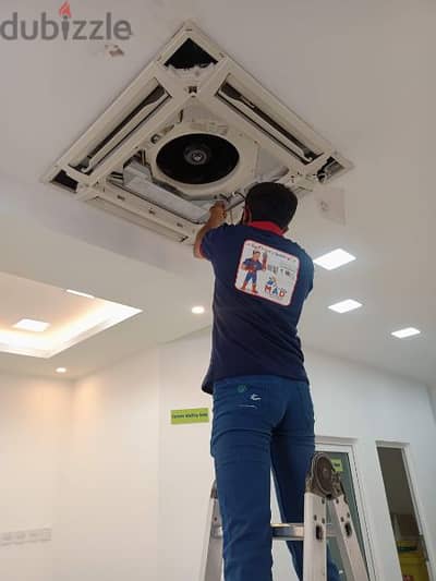 Ac maintenance fixing split window cassette