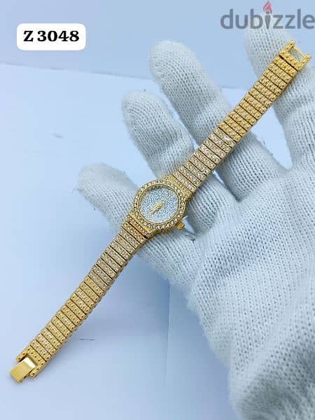 Ladies Stone design watches with warranty 9