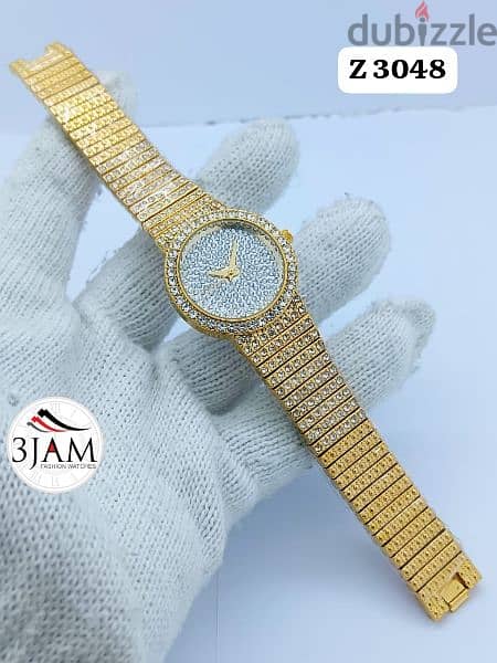 Ladies Stone design watches with warranty 11