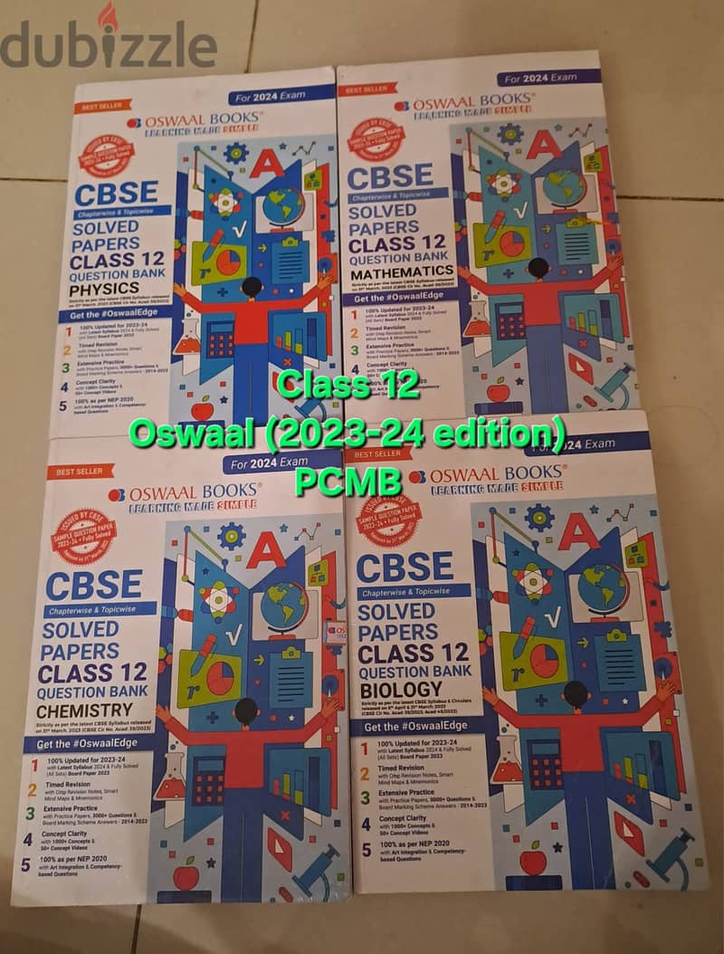 Class 12 Books (Oswaal, PW, ML Aggarval, NCERT, Practical books) 1