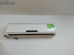 AC ( haier 1.5 ton split AC in good condition) with Out door