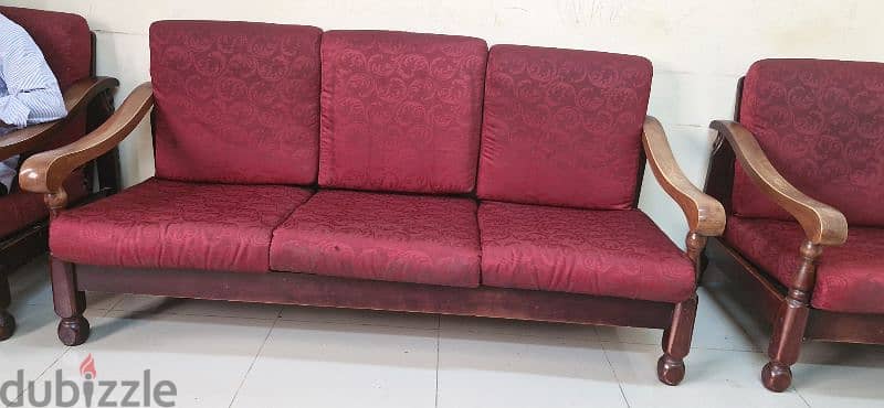 Wooden sofa for sale 4
