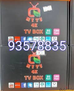Android box new with 1year subscription all countries channels working