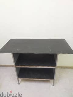 Kitchen heavy duty steel table