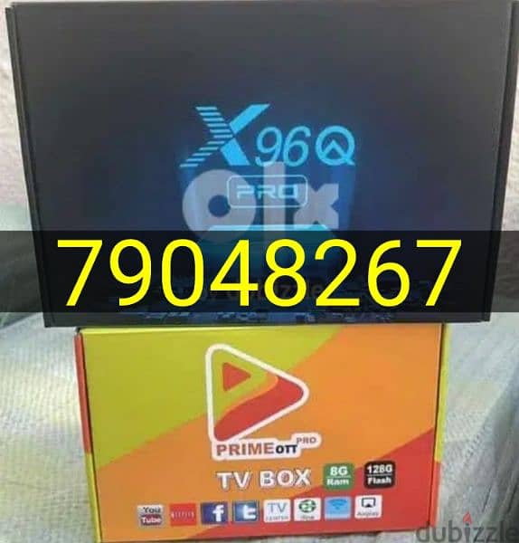 New Android box with 1year subscription all countries channels 0