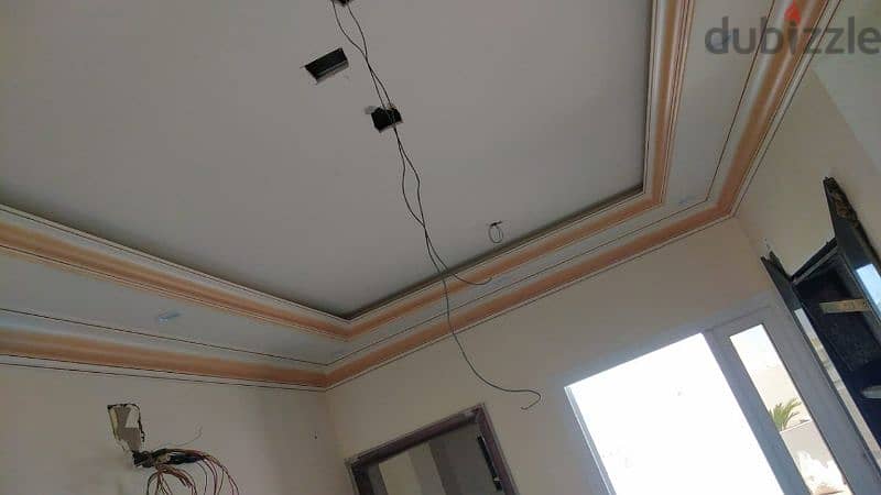 professional gypsum board working and painting 1